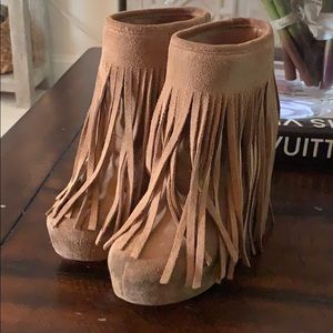 Koolaburra fringe boots, size 7